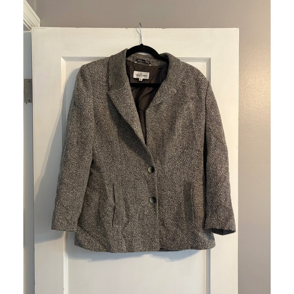 Women's Valentino Miss V Wool/Alpaca Blazer Size 12